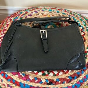Fossil Vintage Black Leather Bag